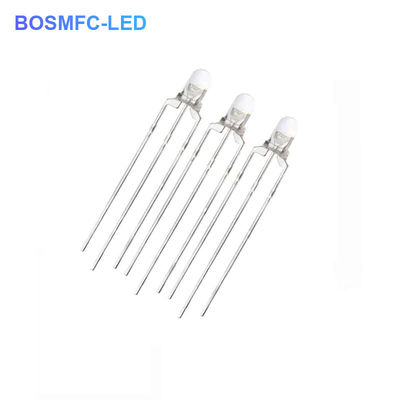 바이 컬러 3mm Through Hole LED 다기능 20mA 빨간색 &amp; 녹색 빛