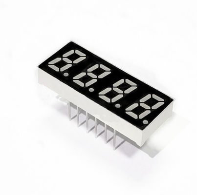 빨간색 4자리 7개 세그먼트 디스플레이 0.56 인치 LED 표시기
