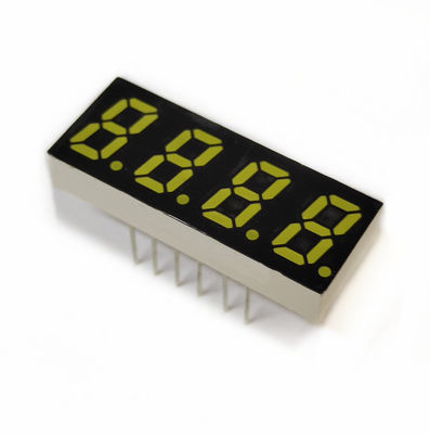 빨간색 4자리 7개 세그먼트 디스플레이 0.56 인치 LED 표시기