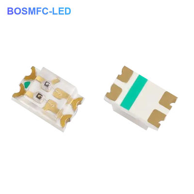 안티 정적 바이 컬러 0805 SMD LED 칩 2012 깊은 빨간색 660nm &amp; 노란색 빛