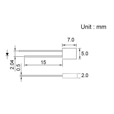 2*5*7mmThrough Hole LED 다이오드 다목적
