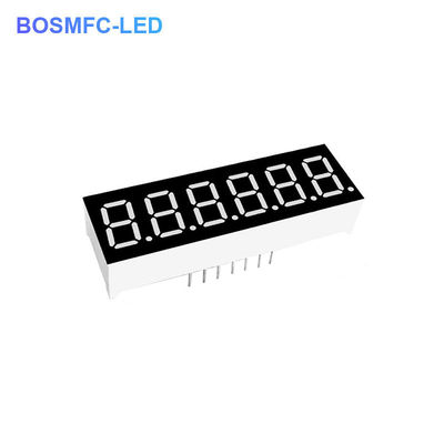 전자 7 세그먼트 디스플레이 흰색 0.36 인치 6자리 내구성