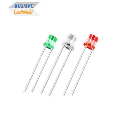 평면 상층 물 투명 렌즈 5mm 빨간색, 녹색, 파란색 다기능 0.06W 실용 광 다이오드