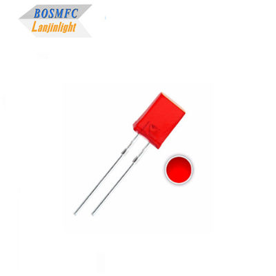 1.8V-2.4V LED 홍색 구멍 LED 2x5x7mm 실내 조명 LED 다이오드