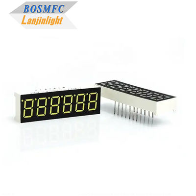 0.36 인치 7 세그먼트 LED 디스플레이 6자리 다중 기능 20mA