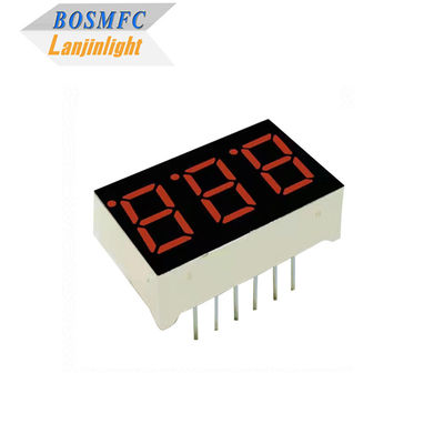 20mA 7 세그먼트 LED 디스플레이 3자리 0.28 인치 0.56 인치 내구성