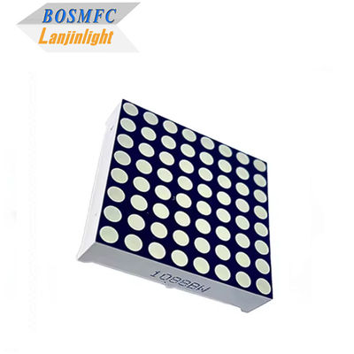 64x64x7.5mm 8x8 점 매트릭스 디스플레이, 빨간 빛 LED 매트릭스 화면