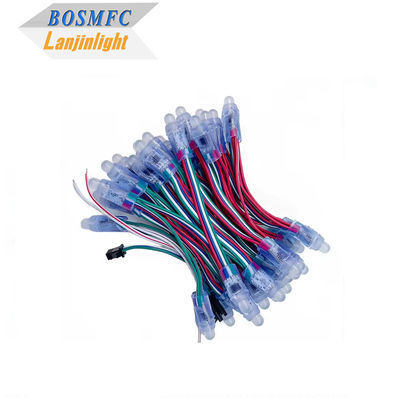 공장 전체 색상 프로그래밍 가능한 DC5V WS2811 RGB 픽셀 라이트 스트링 방수 IP68 9mm 12mm LED 스트링