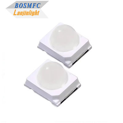 0.2w 60mA 높은 밝기 20,000mcd 녹색 2835 SMD LED 30도 돔 렌즈 다이오드 교통 신호등