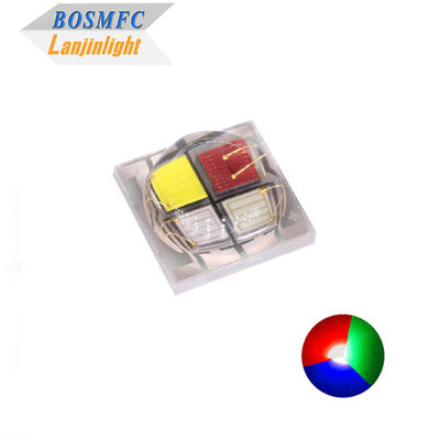 고전력 5050 RGBW SMD LED 세라믹 기반 4*1W &amp; 4*3W 구성 6000K 백색