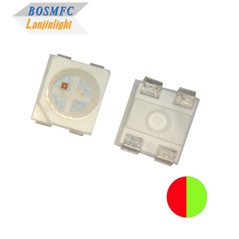OEM 0.06W 바이 컬러 SMD LED 3528 적색 및 녹색 568-572nm 표시기