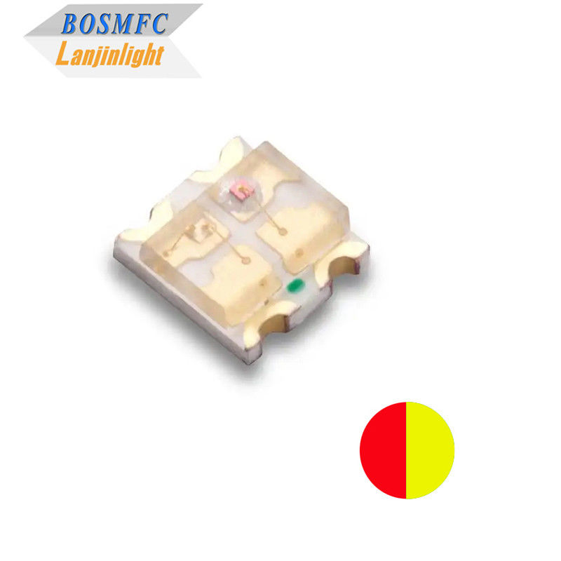반 정적 0603 LED SMD 양색, 빨간색 &amp; 노란색 1615 LED 칩 초 밝은