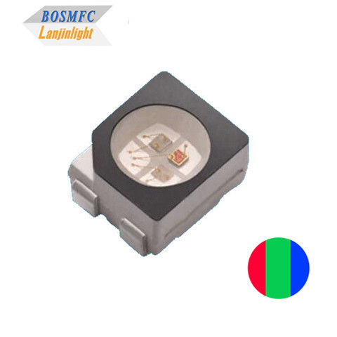 RGB SMD 3528 4 핀 빨간 녹색 파란색 PLCC4 삼색 실용 디스플레이 LED