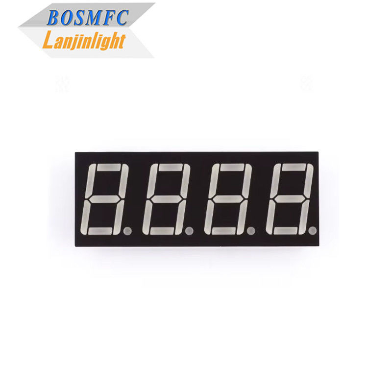 빨간색 4자리 7개 세그먼트 디스플레이 0.56 인치 LED 표시기