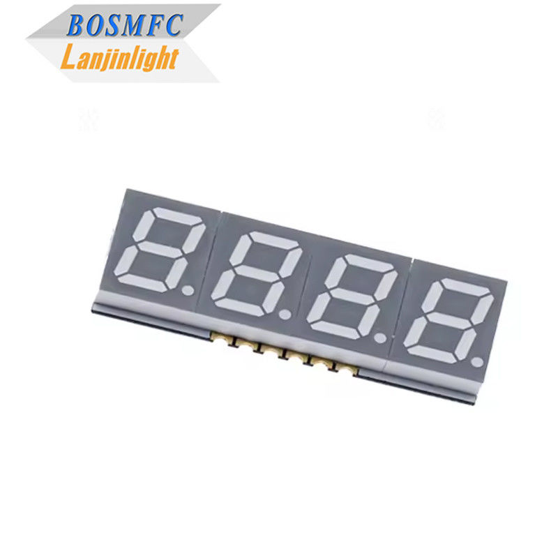 0.56 인치 7 세그먼트 LED SMD 디스플레이 4자리 초 얇은 공통 안도