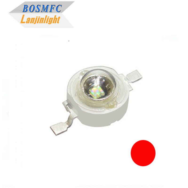 1W 고전력 LED 램프 칩 3W 램프 슈퍼 레드 스팟 라이트