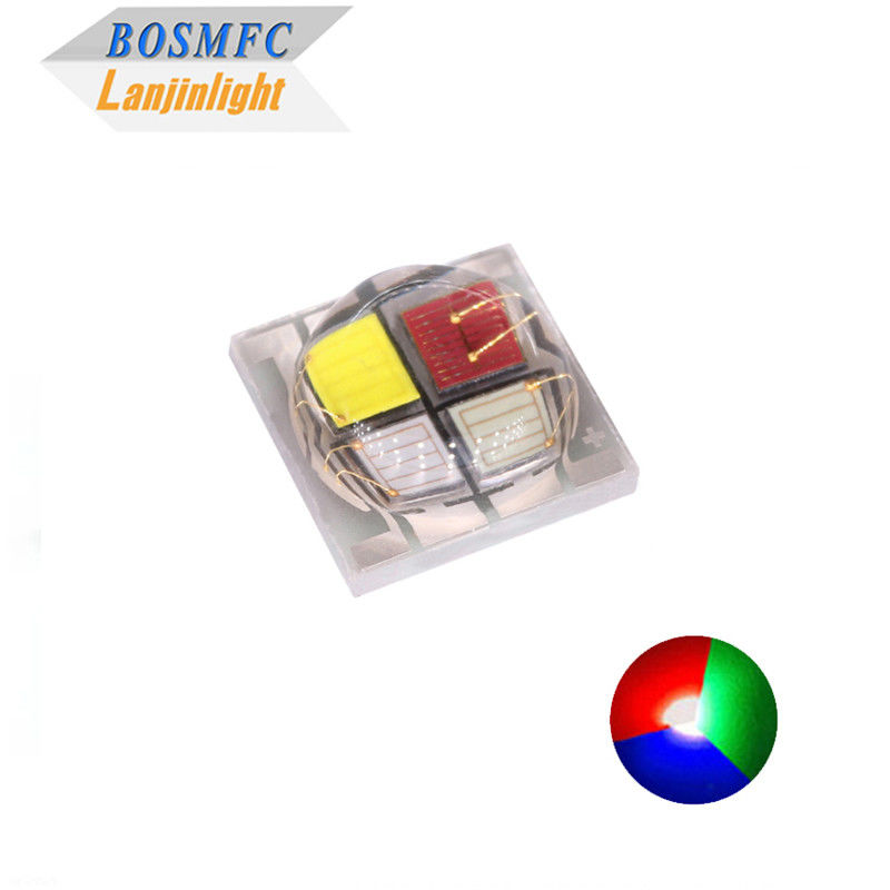 고전력 5050 RGBW SMD LED 세라믹 기반 4*1W &amp; 4*3W 구성 6000K 백색