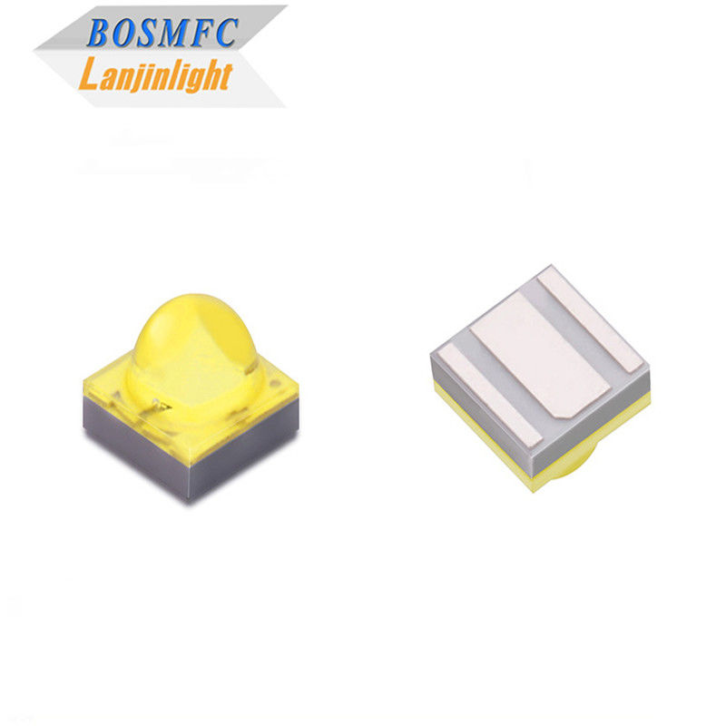 높은 전력 1-3W 빨간색 / 녹색 / 파란색 / 흰색 / 노란색 빛 2525 SMD LED 다이오드 돔 렌즈 자동차 조명