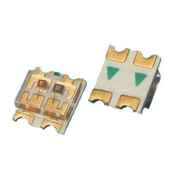 3228 표면 마운트 바이 컬러 1206 SMD LED 빨간색과 녹색 빛 20mA