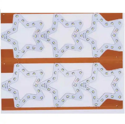 별 PCB 다층 LED 회로 보드, FR4 알루미늄 PCBA 보드