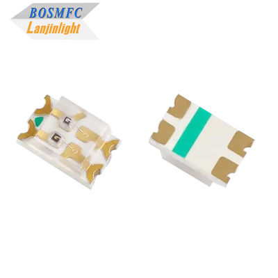 바이 컬러 SMD LED 0805 빨간색 & 파란색 듀얼 컬러 0.06W 울트라 브라이트 칩