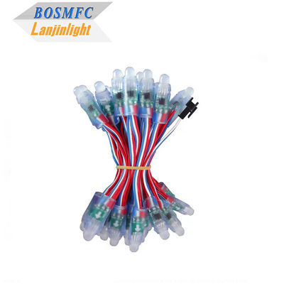 RGB 풀 컬러 프로그래밍 가능한 DC5V LED 모듈 WS2811 12mm 방수 IP68 스마트 픽셀 크리스마스 라이트 RGB 스트링 라이트