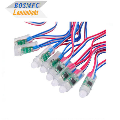 RGB 풀 컬러 프로그래밍 가능한 DC5V LED 모듈 WS2811 12mm 방수 IP68 스마트 픽셀 크리스마스 라이트 RGB 스트링 라이트