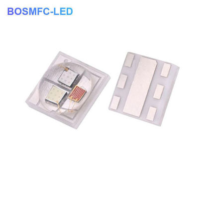 3W 3535 RGB LED 120도 돔 렌즈 3인1 풀 컬러 세라믹 고전력 SMD LED 공장 판매