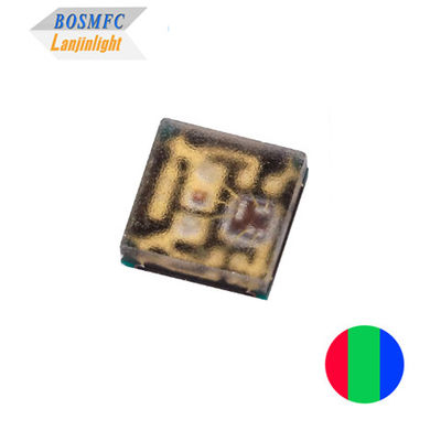 초 밝은 다채색 PLCC4 2020 RGB LED 12mA 내장 IC 개별 지능 제어