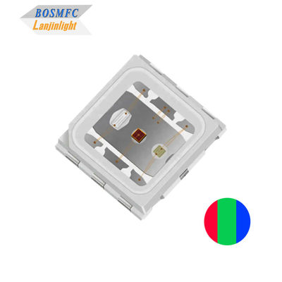 1.5W 5050 RGB LED 돔 렌즈 고전력 삼색 LED 칩 3 * 0.5W